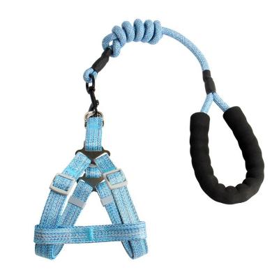 China Sustainable Pet Collars And Leashes Dog Harness Leash Set For Small Dogs for sale