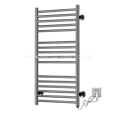 China Smart Electric Wall Mounted Towel Rack Bathroom Heating Towel Rack Constant Temperature Heater 90cm Drying Rack for sale