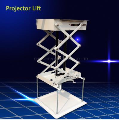 China Cinema Church Hall School 1.5M Projector Bracket Motorized Electric Scissor Lift Projector Ceiling Mount Projector Lift with Wireless Remote 110v/220v for sale