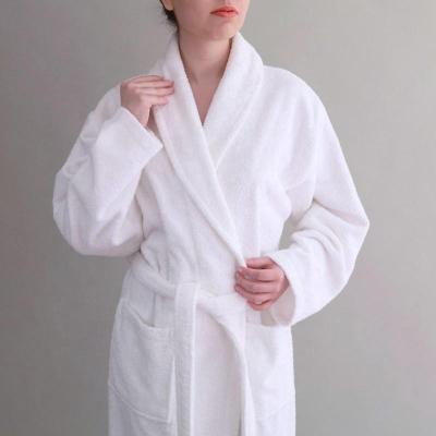 China Custom Sustainable Logo Bathrobe Five Star Hotel Cotton Standard Bathrobe For Hotel for sale