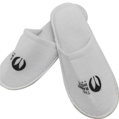 China High Quality Custom Disposable Hotel White Disposable Slippers for sale