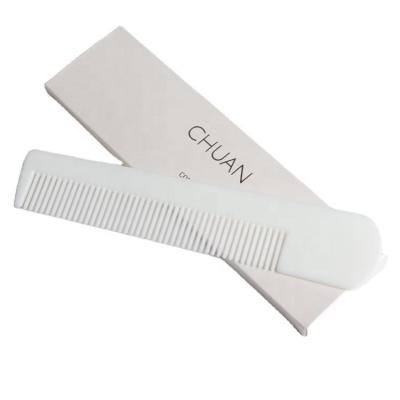 China Hotel/Bath/Airline/SPA/Bar/Shower Customized Design Packing Comb Plastic Hotel Amenities Removal Comb for sale