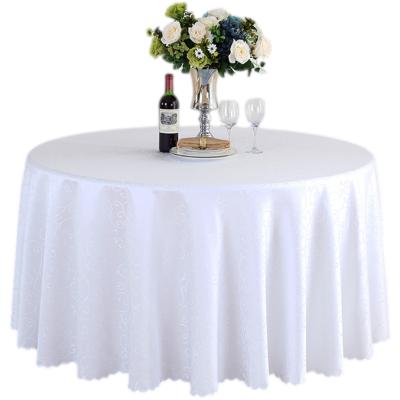 China Banquet White Wedding Cotton Oilproof Polyester Hotel Table Cloth Linen Table Cloth For Hotels for sale