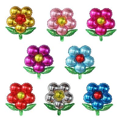 China Gift Toy Beautiful Flower Foil Balloon for happy wedding and foil balloon for party decoration for sale