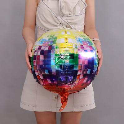 China Promotional toy big 22 inch laser 4D round balloons wholesale for kids birthday party wedding decorationBalloons for sale