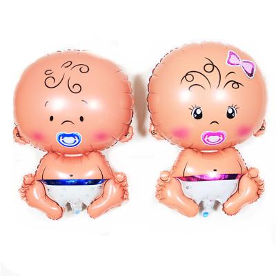 China Party Occasion Shoes Happy Birthday Shower Party Baby Boy or Girl Promotional Pacifier Toy Foil Valentine's Day for sale