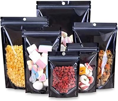 China Recyclable Resealable Stand Up Food Storage Bags Foil Pouch Packaging Bags Smell Proof Bags For Snacks, Jewelry for sale