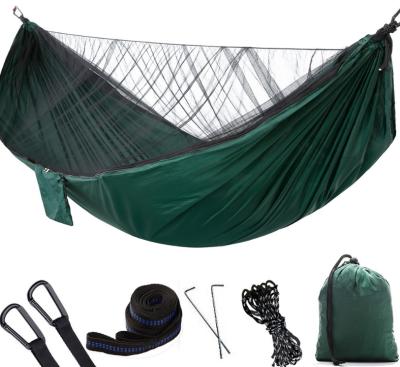 China 2020 Wholesale Outdoor Furniture Anti Roll Lightweight Camping Hammock With Mosquito Net for sale