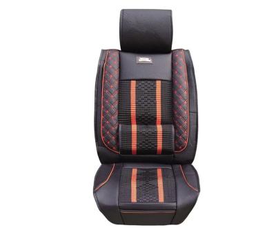 China Sports factory supplied soft silk leather+woven car cushion for back pain for sale