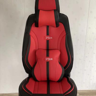 China Sports Leather Popular 5D Luxury Car Seat Cover In 2022 Is Suitable For Most Models for sale