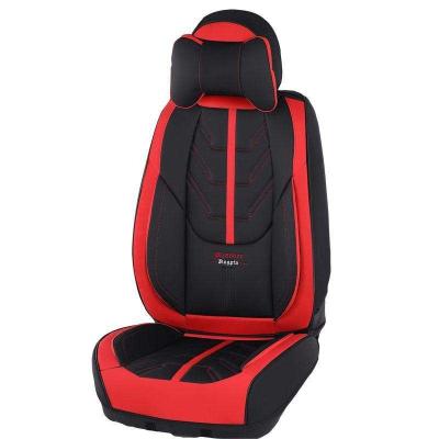 China Sports Car Seats Covers Car Cushion Full Set Luxury Auto Item Customized Car Seat Covers PU Leathe Universal for sale