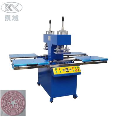 China 6KW Silicone Trademark Cloth Embossing Machine For Garment Label Manufacturing for sale