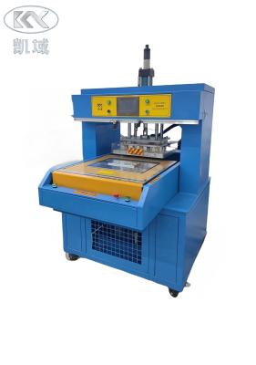 China PLC 3D Fabric Embossing Machine Touchscreen Silicone Label Machine for sale