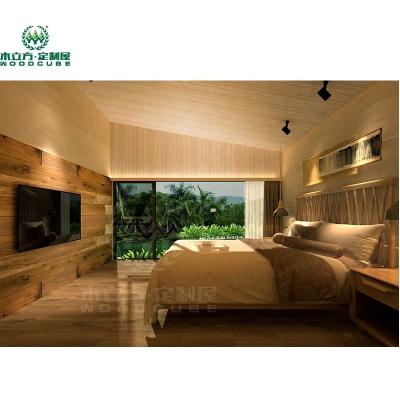 China Wall and floor system villa style self heating modern prefab house 50 m2 prefab house plans for sale