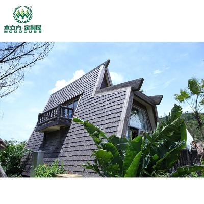 China Complete Decorative Luxury Prefab Wood Sealing Two Storey Factory Price Wall Shipping Container Homes Structure Self-heating System Small Building for sale