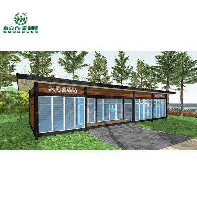 China self heating wall and floor system prefab houses for grocessary shops small l shape prefab houses for sale