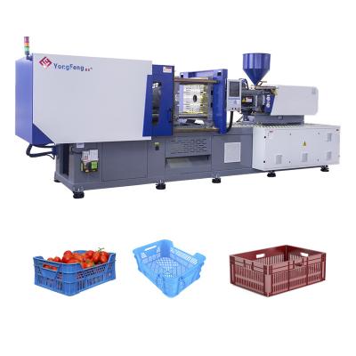 China Horizontal accept customized automatic plastic crates for fruit and vegetable injection molding machine supplier for sale