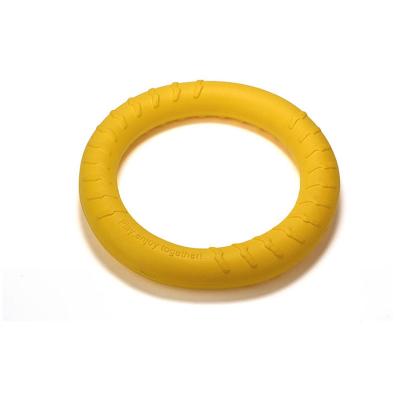 China Stored Clean EVA Hair Teeth Pet Pull Ring Golden Bite Toy German Shepherd Puppy Interactive Toy Dog for sale