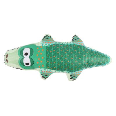 China Stocked Crocodile Train Squeaky Dog Toys Bite Resistant Pet Toys Pet Molars for sale