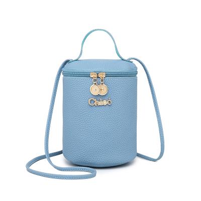 China Fashion PU Leather Special Price Messenger Bag Latest Fashion Classic Single Bucket Bag For Girls for sale