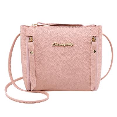 China Fashion PU Leather Wholesale Prices Cross - Colorful Cross Body Bag Fashion Latest Classic - Body Shoulder Bag For Girls 2020 for sale