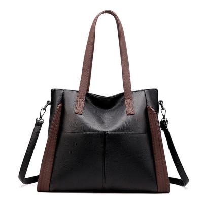 China Fashion Women Large Casual Quality Leather Handbag Bulk Handbag for sale