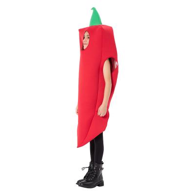 China Funny Holiday TV Show Mascot Chilli Pepper Costume Plants Against Zombies Costume Cosplay For Kids for sale