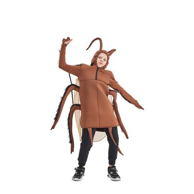 China Custom Holiday TV Show Fancy Bass Man Cockroach Insect Roach Costume Funny Adult Mascot For Kids for sale