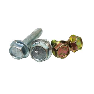 China Best Quality Carbon Steel Price Top Quality Carbon Steel Galvanized Hex Hex Flange Bolt for sale