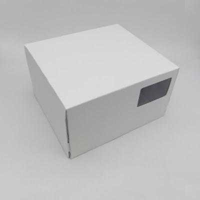 China Food New Product Personalized Customizing Cake Corrugated White Paper Board Box for sale