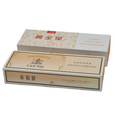 China Handmade Custom Luxury Logo Printed Paper Cardboard Cigarette Box Packaging for sale