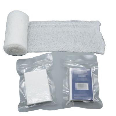 China Washed first aid gauze cotton first aid bandage steril sponge roll compressed gauze surgical gauze for sale