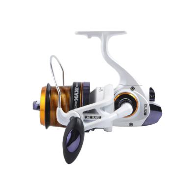 China LEFT HAND HiShark 4-10bb 5000-9000 16 Kg Drag EVA Metal Knob Handle Surf Saltwater Spinning Fishing Reel for sale