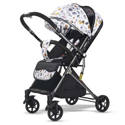 China Can Rest and Lie Cheap Lightweight Compact Folding Baby Stroller with Pull Bar in Small Size for Newborn Babies for sale