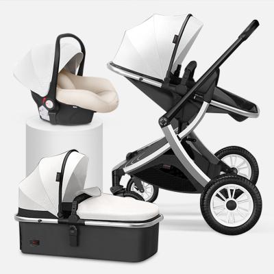 China 3 in 1 baby stroller manufacturer stroller 3 in 1 4 wheel baby stroller aluminum baby stroller for sale