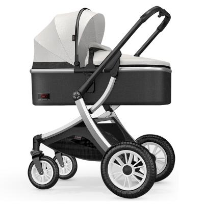 China Portable Lightweight Luxury Baby Stroller High Landscape Stroller Aluminum Alloy Baby Strollers Classic Pram for sale