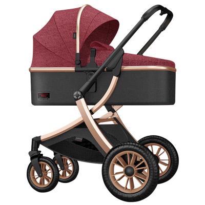 China Unique Design Pram Stroller High Landscape Lightweight Foldable Luxury Baby Stroller for sale