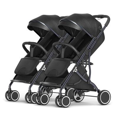 China PU leather most popular ebay multifunctional baby kinderwagen ebay baby stroller for toddler twins baby stroller for sale