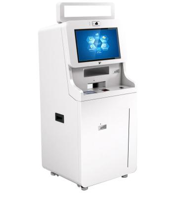 China All-in-one Full-service Establishment Machine SDK Card Kiosk with 17' LCD Screen in Bank-lobby for sale