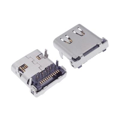 China Best Mobile Charging Type C Type C Female Connectors Jack 24pin YH-TC-032 Type C Usb 3.1 Connectors for sale