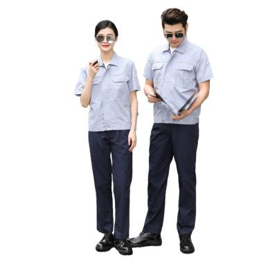 China Cotton Work Shirt Pocket Long Sleeve Uniform High Visibility Maintenance Work Uniform With Logo for sale