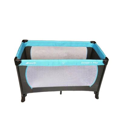 China Modern Custom Classic Folding Cheap Mobile Multi Function Cunas Baby Crib Playpen Foldable Portable Babies Bed Playard Baby Hutch for sale