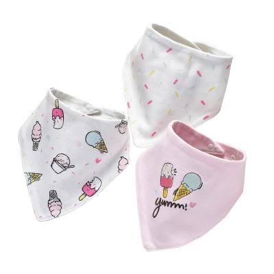 China Washable Custom Accessories Newborn Baby Bibs Girls Boys Burp Triangle Soft Bandana Cotton Toddler Saliva Towel Infant Baby Bibs for sale