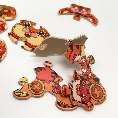 China DIY TOY Factory direct selling Toy Puzzle special-shaped small gifts new year Spring Festival fortune puzzle for sale