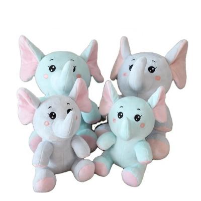 China Children's Toys Wholesale OEM Large Sublimation Ears Custom Plush Stuffed Elephant Soft Toy for sale