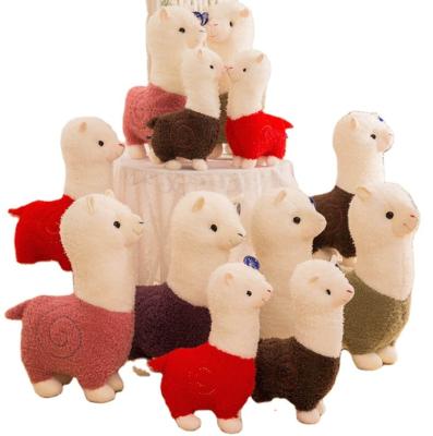 China Stuffed Plush Toy Doll Cute Simulation Alpaca Children Sleeping Doll Gift Customize OEM ODM for sale