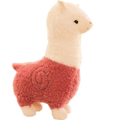 China Low MOQ Plush Toy Doll Cute Simulation Alpaca Kids Sleeping Doll Gift Customize OEM ODM for sale