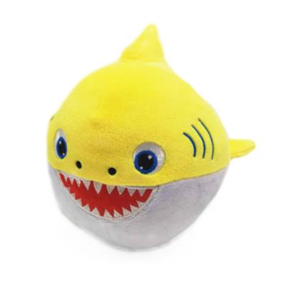 China Kids Birthday Sing and Glow Glowing Shark Doll Shark Doll Plush Toy for sale