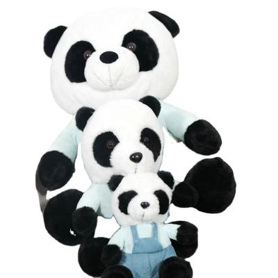 China Cute Children's Gift Tie National Treasure Panda Doll Animal Doll Cute Giant Pet Simulation Plush Panda Toys Large, Medium and Small for sale