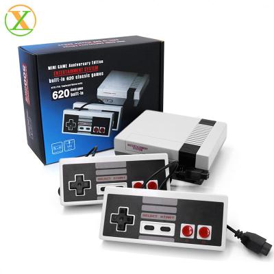 China Retro ABS Mini Console Build-in 620 Games Game Player Family TV Handheld Video Game Console for sale